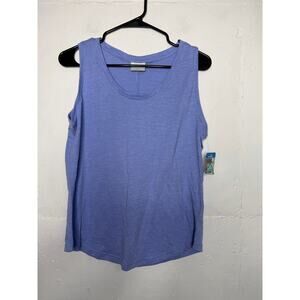 NEW Columbia Womens Cades Cape Tank Top Purple Size Medium